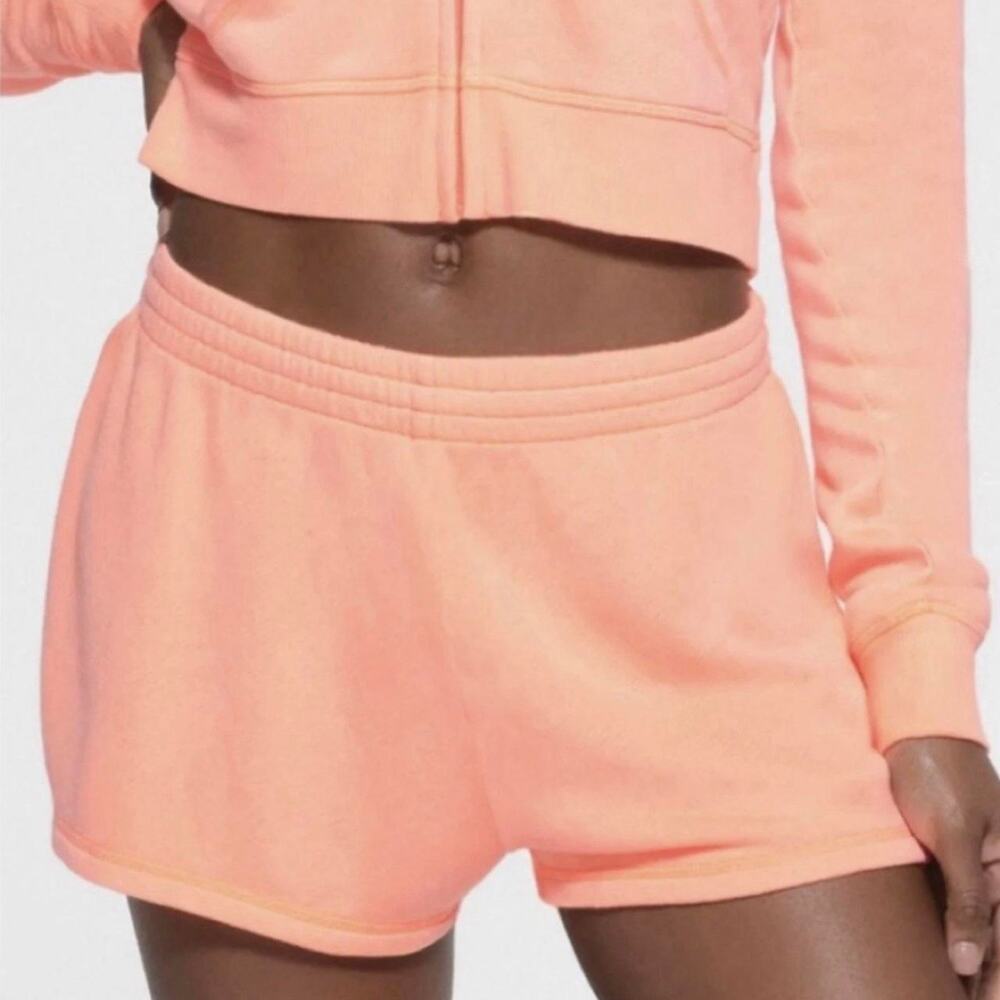 Skims XL oversized French Terry Classic Shorts in Cantaloupe